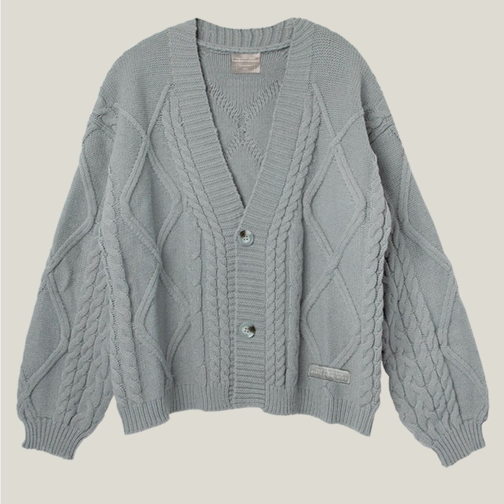 THE TORTURED POETS DEPARTMENT GRAY CARDIGAN TAYLOR SWIFT